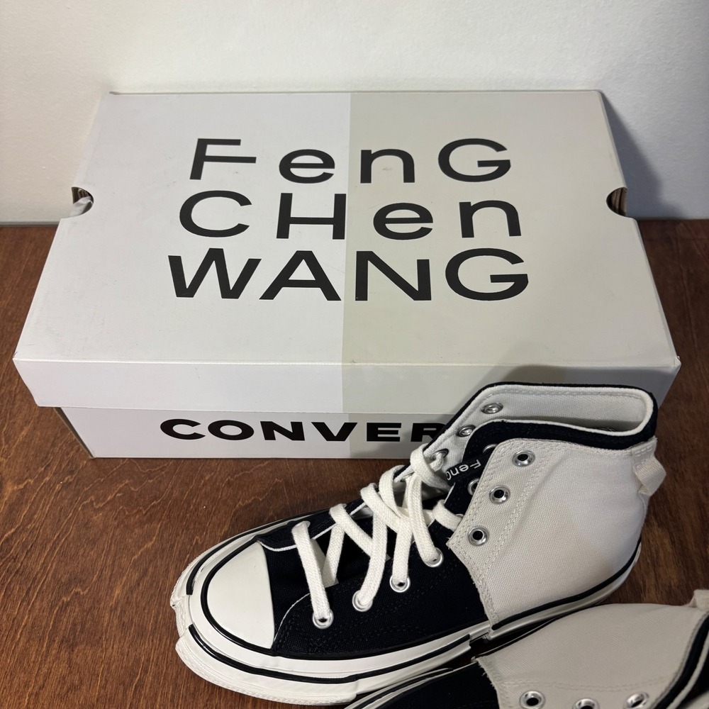 Converse Chuck 70 2-in-1 Feng Chen Wang Unisex 5M/7W Ivory Black New - Picture 2 of 11